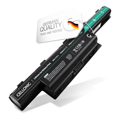 CELLONIC 1x Batería para Portátil/Laptop Compatible con Acer Aspire 7750G, Aspire 5750G, Aspire 5742G, AS10D31   (6600mAh, 10.8V)