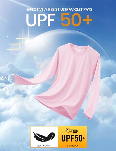 Image of MAGCOMSEN Men's Long Sleeve Shirts UPF 50+ UV Sun Protection Athletic Shirts for Hiking Running Workout Rash Guard