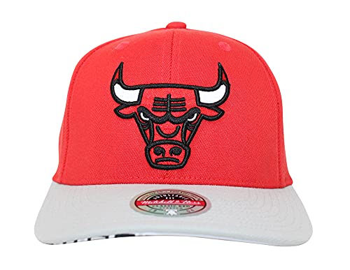Gorra Snapback Roja Ajustable Mitchell & Ness miniatura 2