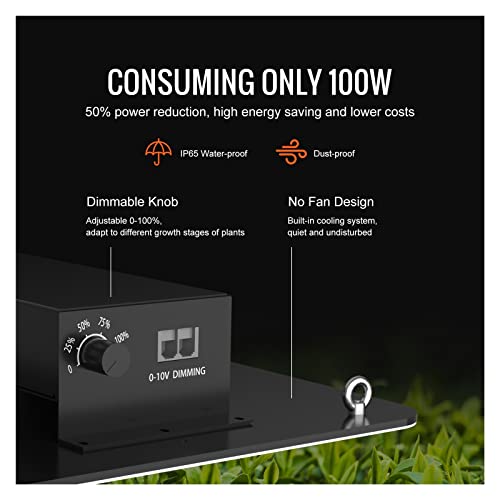Lampe Phyto LED 281B composants de construction durables pour serre 150W - 8