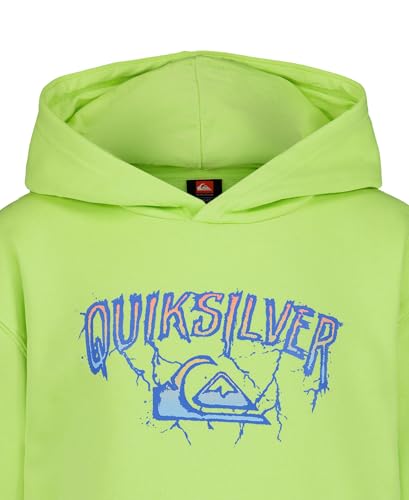 Image of Quiksilver Boys' Pullover Hoodie Sweatshirt, Soft & Comfortable Fleece, Front Pocket