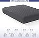 Utopia Bedding Gesteppter Matratzenschoner 180 x 200 cm, Spannmatratzenauflage, Tiefe Tasche Matratzenbezug dehnt Sich bis zu 38 cm (Grau)