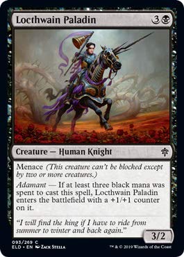 Magic: The Gathering - Locthwain Paladin - Throne of Eldraine