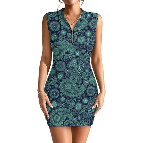 Tennis Dresses for Women Sleeveless Golf Dress for Women Active Workout Sports Athletic Polo Dress