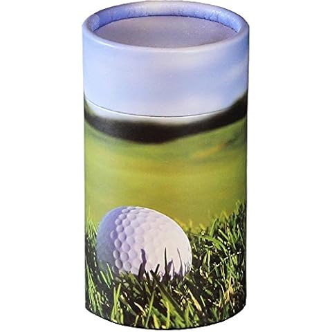 Cherished Urns 19th Hole Design Eco-Friendly Scattering Tube - Small Cover
