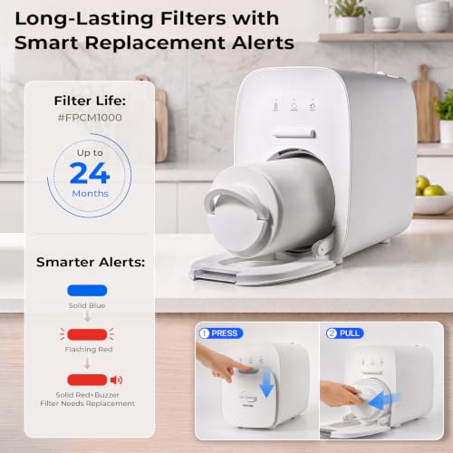 Image of iSpring RO10001F Tankless Reverse Osmosis Water Filter, 8 oz in 6 Seconds