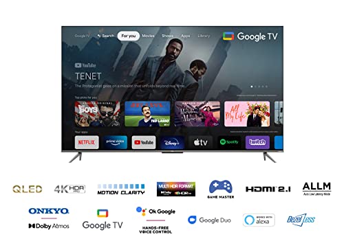 TCL 43C739, Schwarz, 43 Zoll