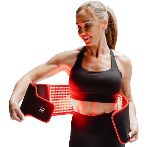 iRestore Sculpt LED Belt - FDA-Cleared Red Light Therapy Belt for Body Contouring, Slimming and Muscle Recovery, Near Infrared Light Therapy Wrap for Body, Waist, Thighs, Shoulder & Back Pain Support