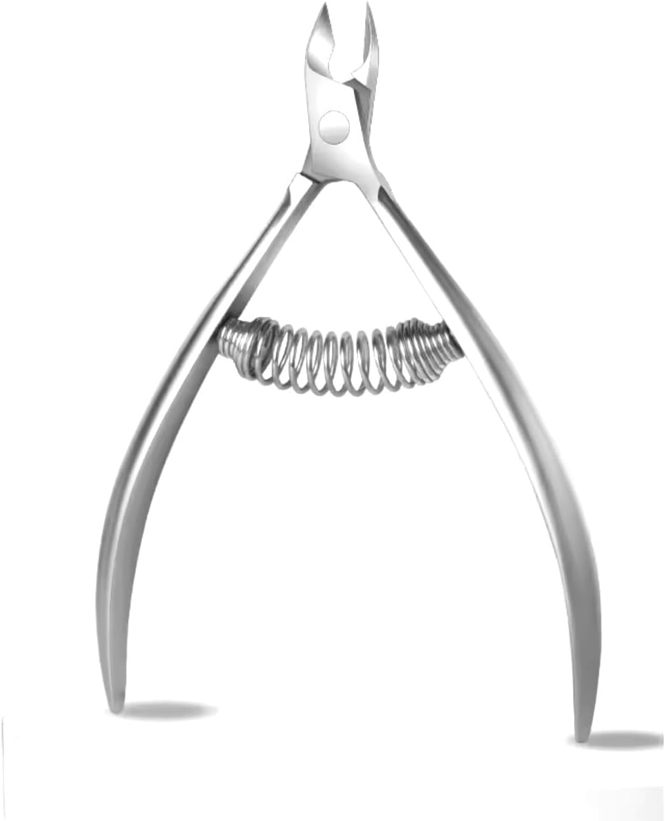 Professional Stainless Steel Cuticle Nipper with Sharp 5mm Blade: Durable Manicure and Pedicure Tool for Nail Care