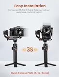 hohem iSteady MT2 3-Axis Gimbal Stabilizer for Mirrorless/Pocket/Action Camera & Smartphone, OLED Display, 1.2KG Max Payload - Image 3