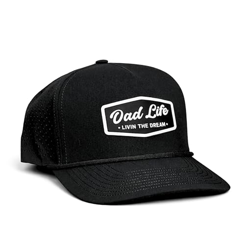 Image of BRIMZ Outdoor Performance Hat - Water & Sweat Resistant Hats - Breathable & Moisture-Wicking Snapback