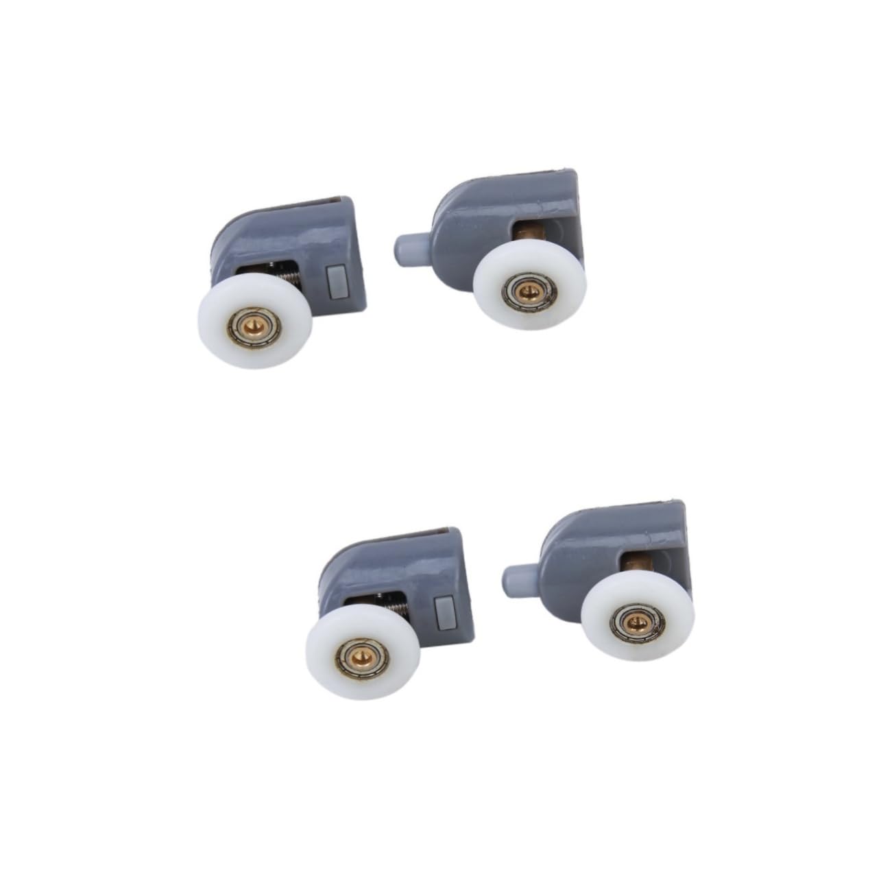 Poulie de Rouleau de Porte - DIOCHE - Lot de 2 - 12 Roues Silencieuses
