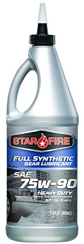 StarFire Full Synthetic 75W90 Gear Lubricant Case of 6 1/QT Squirt Bottle