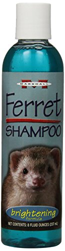 Marshall Pet Products Natural pH Balanced, Tearless Original Ferret Brightening and Deodorizing Shampoo for All Coats with Optical Brighteners, 8 oz
