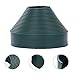 Landscape Edging Kit 60ft 4in Tall Garden Border Edging Plastic Green for Garden Flower Beds Lawn Yard with Connectors & Free Garden Scissors