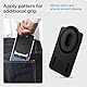 Spigen Urban Fit MagFit Magnetischer Kartenhalter 3-Karten Kompatibel mit magnetischer Hülle Entwickelt für Samsung Galaxy S25,S25+,S25 Ultra, S25 Edge und Z Fold 7 - Schwarz