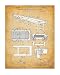 Shuffleboard Table - 11x14 Unframed Patent Print - Makes a Great Game Room Decor Under $15