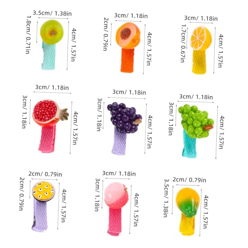 Clip à cheveux de fruits en boîte de 36 pièces, le cadeau idéal pour coiffure et mèches épaisses