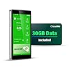 GlocalMe G4 Pro 4G LTE – Dispositivo de punto de acceso móvil con 30 GB de datos US/CA/MX de 60 días, punto de acceso WiFi portátil para viajes, pantalla LCD táctil de 5 pulgadas, dispositivo de punto de acceso de alta velocidad de doble banda, SIMFREE, WiFi de bolsillo