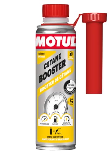 MOTUL Potenciador del Índice de Cetano del Diésel, Aditivo para el Rendimiento del Motor, Reduce el Consumo y Las Emisiones, Ideal Antes de la Inspección Técnica, Cetane Booster Diesel, 300 ml