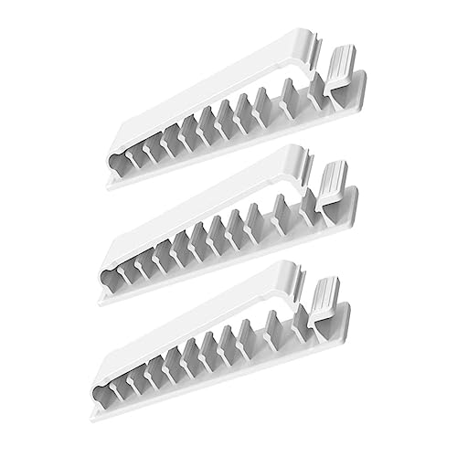 Gadpiparty 9pcs Cord Organizer Clips under Desk Cable Management Adhesive Cord Clamps Desk Cable Wire Clips miniatura 7