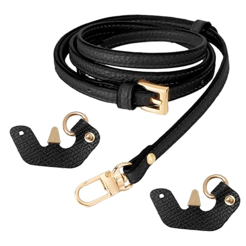 XOKL Tracolla per Longchamp, Tracolla in pelle, Nero