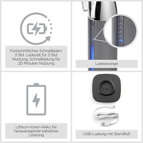 BaByliss Super-X Metal Kabelloser Haarschneider – Japanische Stahlklingen, 10 Aufsteckkämme, 2 Kammführungen, Lithium-Akku, digitales Display, Metallgehäuse, Schwarz, E996E