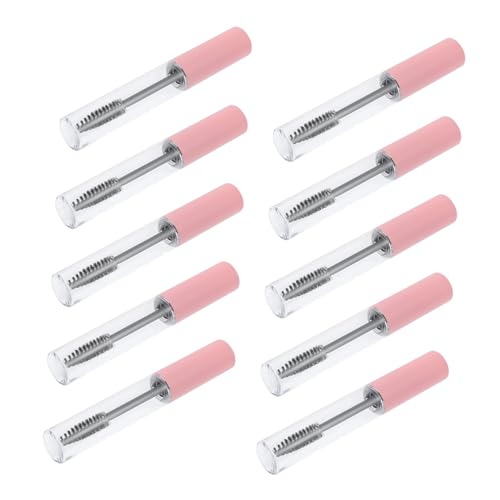 NOLITOY 10 piezas Envase de Rímel Vacío de Unidades Tubo Recargable para Máscara de Pestañas DIY Plástico Duradero y Seguro Compacto Portátil y Prueba de Fugas para Cremas y Aceites para