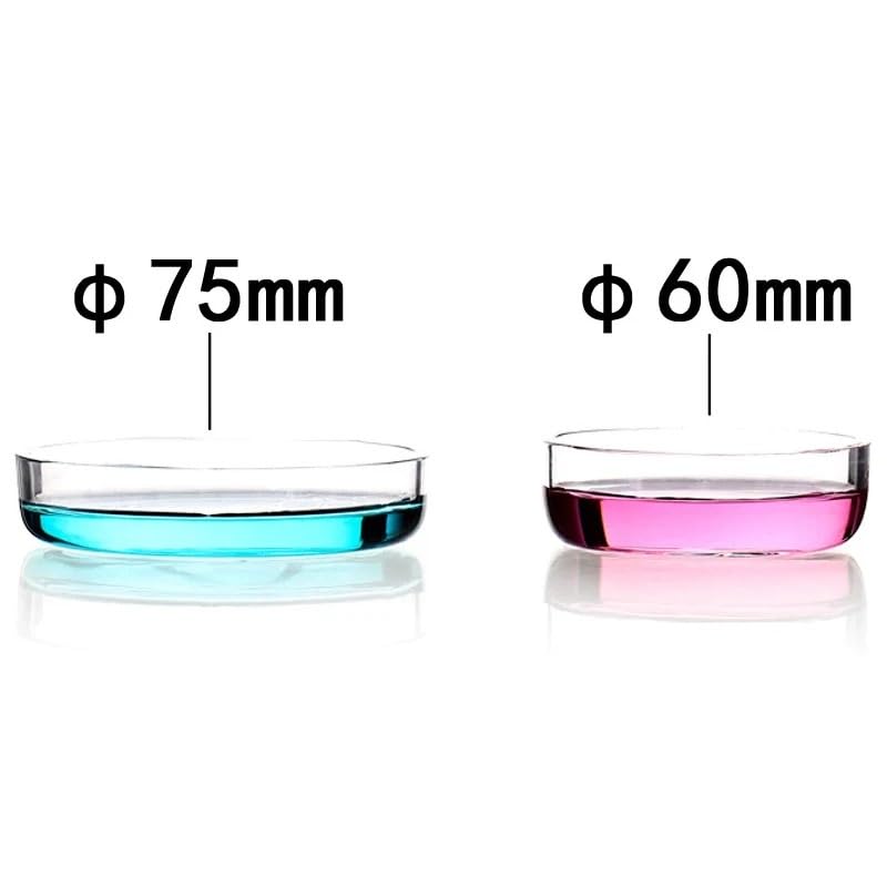 de cultivo de vidrio de cuarzo de (60 mm) for uso en laboratorio - Material JGS-2