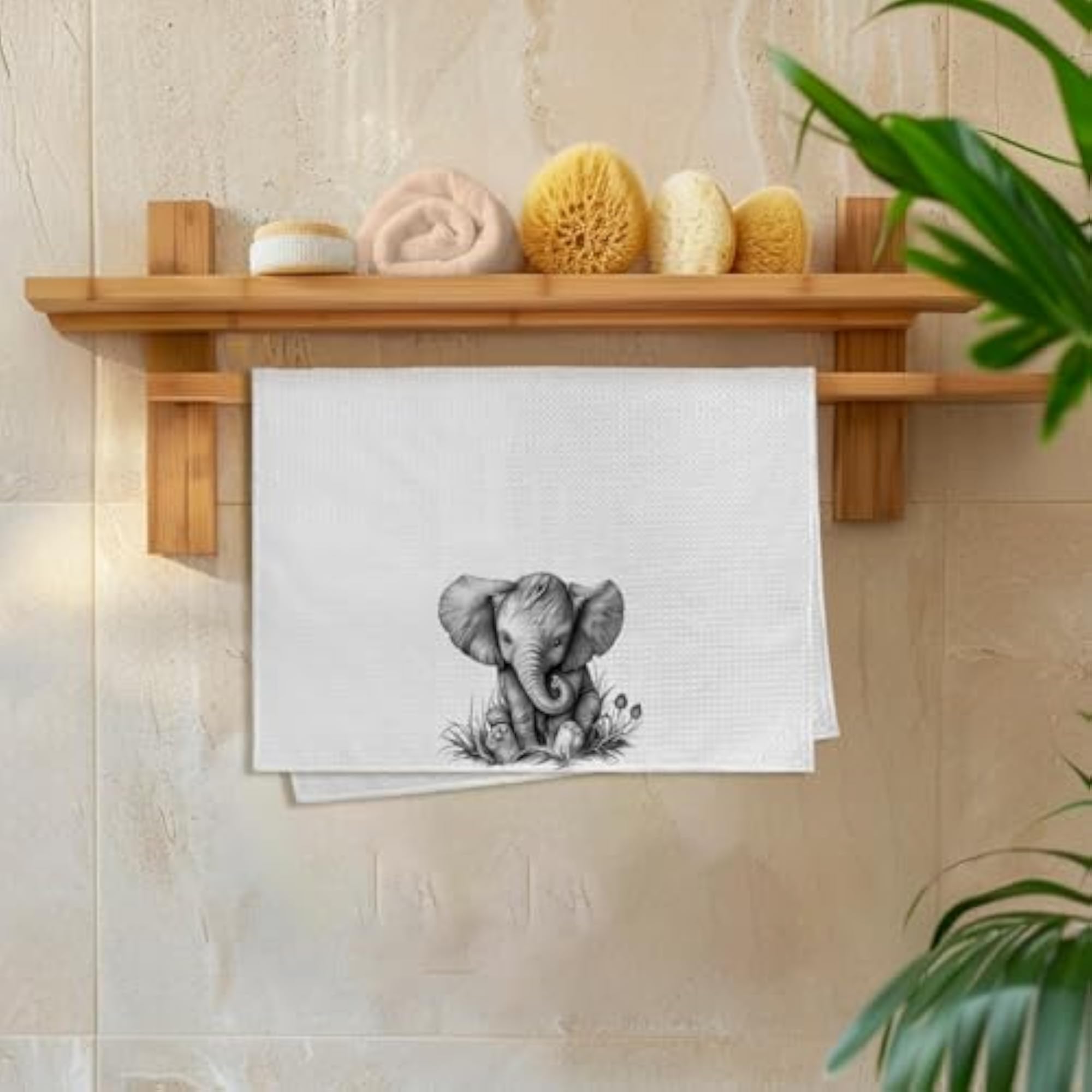 Elephant Kitchen Towels, Gifts for Animal Lovers