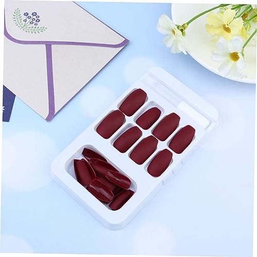 minkissy Conjunto De Cobertura Completa Unhas Falsas Dicas De Unhas Artificiais DIY Pontas De Unhas