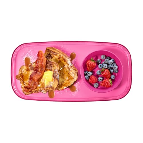 Comparison: Best Microwave Queso 10 madesmart dipware Small Serving Plate, Collapsible & Removable Dip Bowl for Salsa, Queso, Sald, Olives, Premium Dishwasher & Microwave Safe, Multipurpose Plate & Bowl, Pink