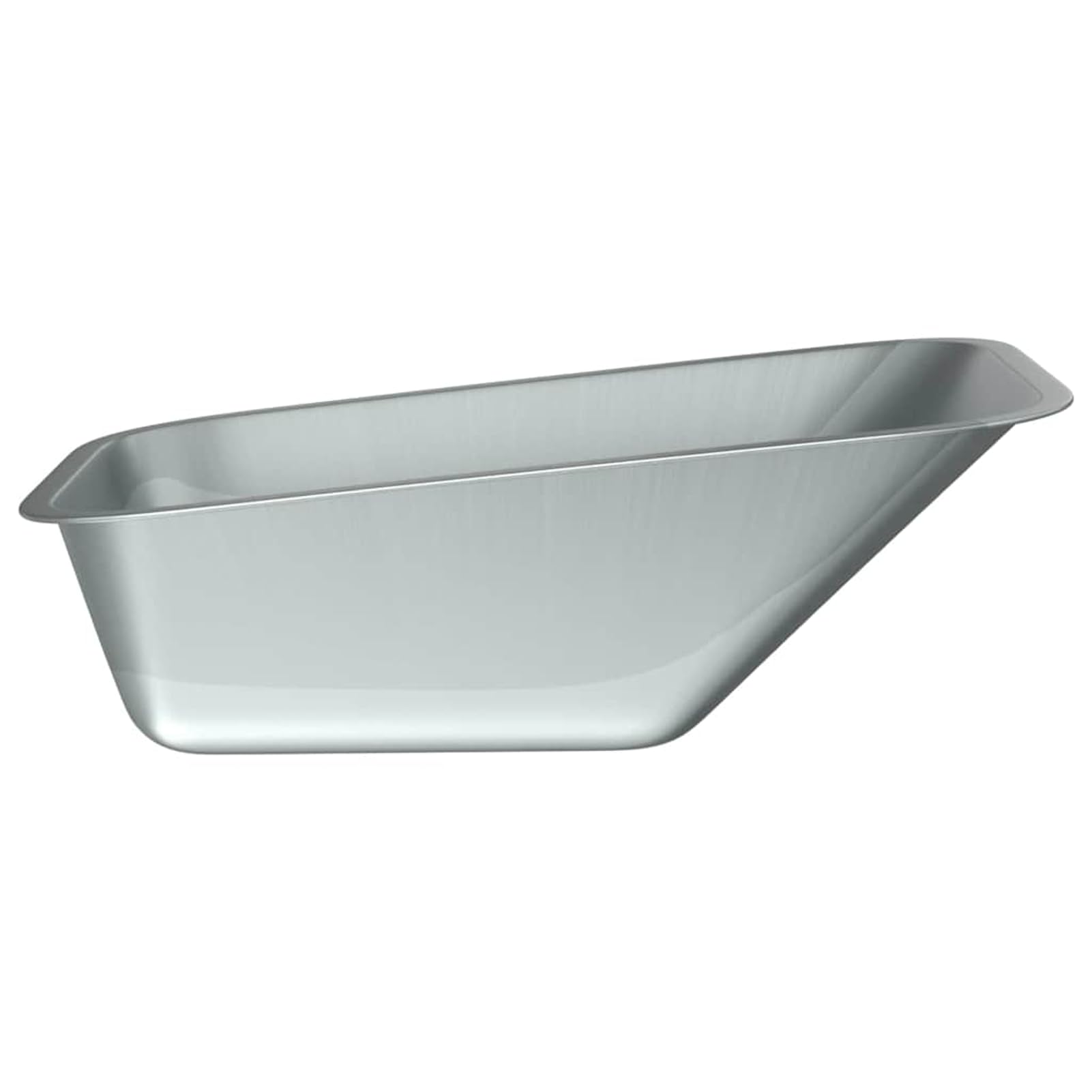 Gecheer Vassoio Carriola di Ricambio, Funzionale e Stabile per Trasporto di Terriccio Piante e Attrezzi, 88 x 60 x 32 cm in Acciaio, Vassoio per Carriola da Giardino per Appassionati di Giardinaggio