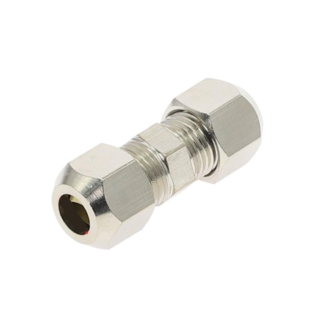 Quick Connect Hose Fittings,Tube Seal Push-to-Connect Fitting - Twist Lock Plumbing Nut Straight Connector for 4-12mm Tubing, 1 Piece(6mmx6mm)