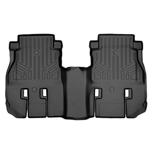 MAXLINER Custom Fit Floor Mats 2nd Row Black Compatible with 2018-2021 Jeep Wrangler Unlimited (JL New Body Style - Not JK)