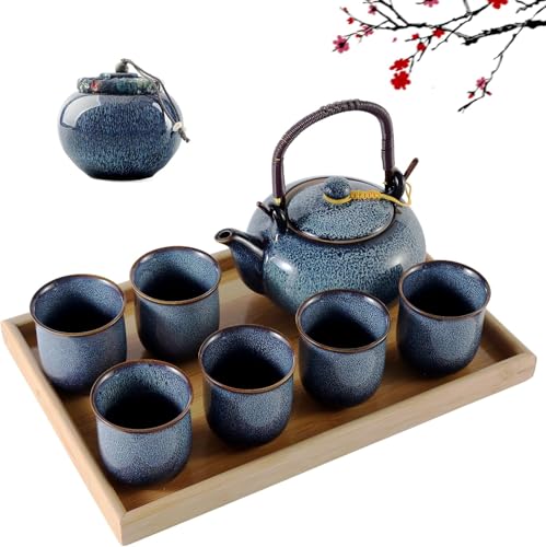 Service à thé japonais idéal pour conserver et infuser vos thés en feuilles sans fuite
