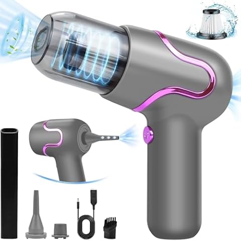 Vanleonet Handheld Car Vacuum Cleaner Cordless,Portable Mini Car Vacuum Cleaner,9000PA High Power Hand Held Vacuum Cleaner Rechargeable for Home, Car, Pet Hair Cover