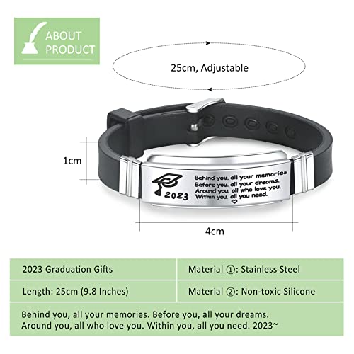 Koorasy Graduation Gifts For Him, 2023 Graduation Gifts For Her | College Graduate High School Class Of 2023 Gift, High School College Graduates Bracelets Grad Graduation Gifts For Him Son Brother #TOP1