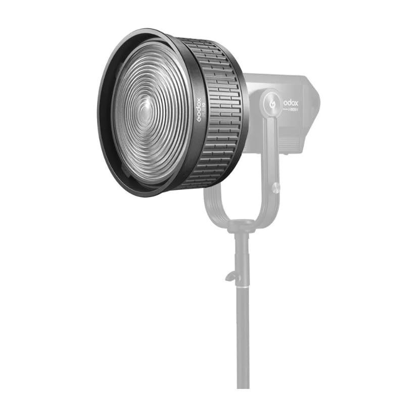 Lentille Fresnel Bowens 10°-45° Réglable Avec Volets 4 Feuilles - Pour Lampes COB ≤200W (Aputure, Godox, Etc.) - Contrôle Cinématographique - 3