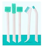 Disposable Crevice Cleaning Brushes for Toilet Corner Brush Skinny Gap Cleaner Scrub for Window Groo
