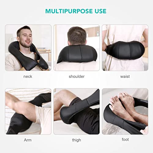 Shoulder & Neck Massager With Shiatsu Kneading Massage And Heat - Black #TOP6