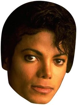 FoxyPrinting Michael Jackson New Celebrity Cardboard Party Face Mask Fancy Dress