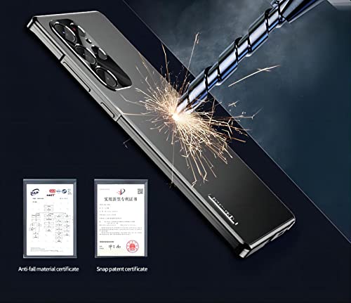 HCXLYP Samsung Galaxy S23 Ultra Case À prova de choque Sucção magnética Capa para telefone Carregame