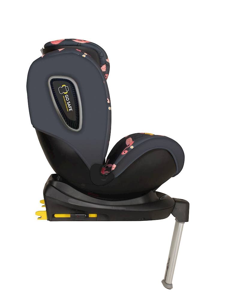 Cosatto Come & Go Rotate Kindersitz – 0-4 Jahre, Gruppe 0+/1, i-Size, ISOFIX, Seitenaufprallschutz, Anti Escape, Erweiterter Reboarder (Pretty Flamingo)