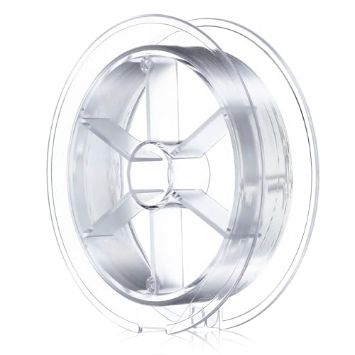 328 ft Clear Fishing Line Wire, Strong Wire Invisible Nylon Thread, Invisible Monofilament Fishing Line, Strong Clear String for Crafts Making and Hanging