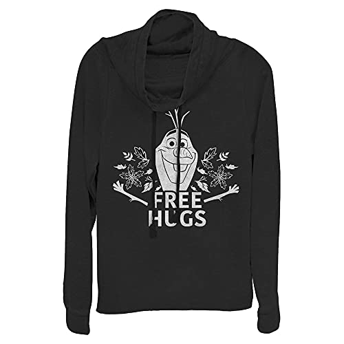 Disney Frozen 2 Free Olaf Hugs Women's Long Sleeve Cowl Neck Pullover