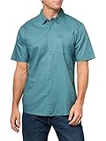 Volcom Men's Orion Short Sleeve Button Down Woven Shirt, Cosmic Blue, XLarge