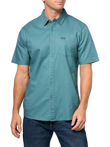 Chemise Orion Volcom boutonnée manches courtes contre le look froissé en voyage