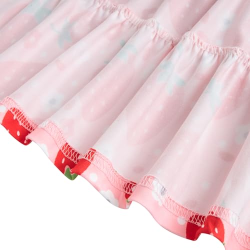 Image of Vieille Toddler Girls Summer Dress Ruffle Casual Beach Sundress 2-8 Years