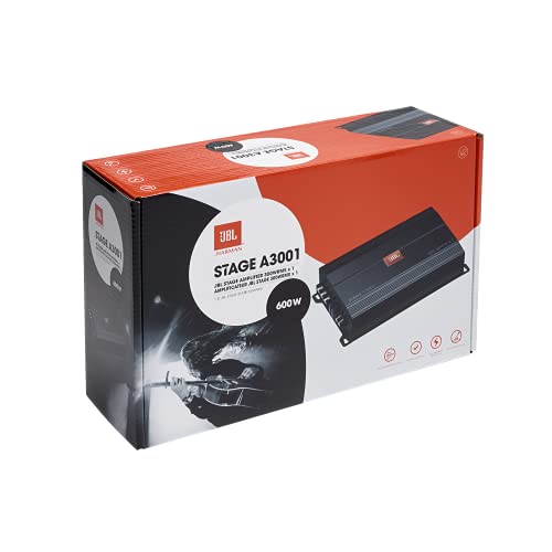 Image of JBL StageA3001 Mono-Compact Footprint Amplifier,Peak Power 600W,300W RMS, Full ON-Board Protection. Can Control Gain, Freq, Level, LPF Frequency & Phase.Ideal to Power TubeSubwoofer or BoxSubwoofer